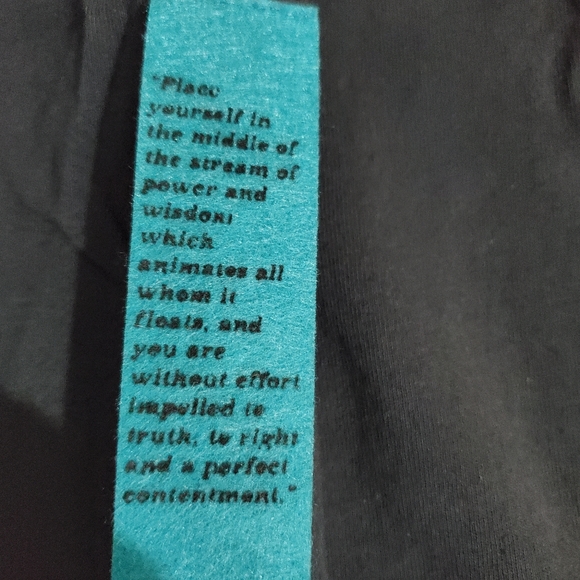 NEW WITHOUT TAG ADVISORY BOARD CRYSTALS (Abc) “TRANSCENDENTALISM” TEE Black - Picture 5 of 13